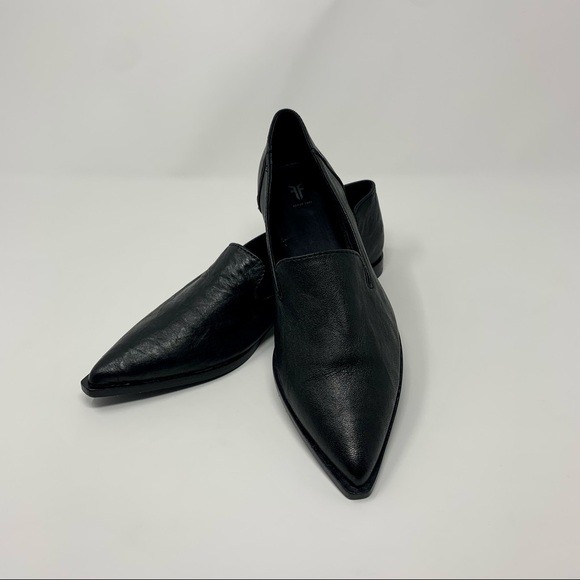 Frye Shoes - Frye Kenzie Venetian Black Loafers